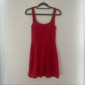 Reformation cherry red skater dress, NWOT